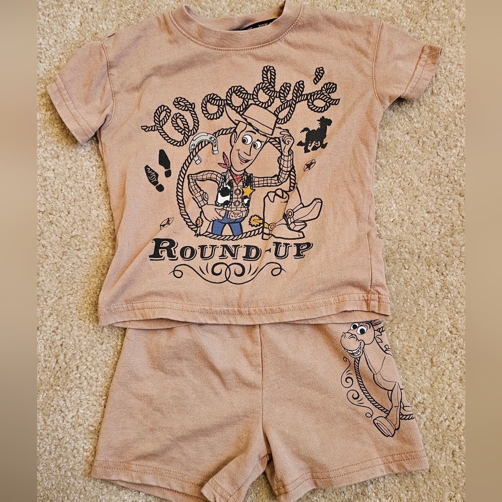 Kids Toy Story Graphic T-Shirt and Shorts Set